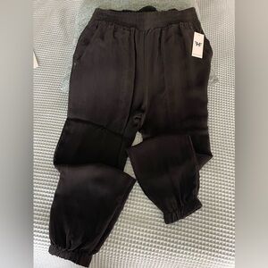 Heroine Sport- Black Silk Joggers
